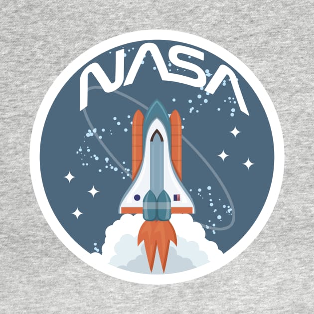 NASA retro shuttle design by PaletteDesigns